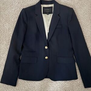 J. Crew Classic Schoolboy Blazer - Size 4 - Navy - Style# 28233